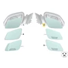 BMW X1 E84 Z4 G29 Veidrodis Stiklas Šildomas Plačiakampis Dešinysis Originalus 51167302014