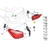 BMW X1 F48 Galinis žibintas bagažinės dangtyje, dešinysis originalus 63217350696