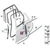 BMW X1 F48 Kairiųjų Galinių Durų B Stulpelio Apdailos Sandariklis Originalus 51357366157