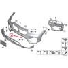 BMW X1 F48 Priekinis Apatinis Stiklo Šoninis 51115A0B080 Originalus