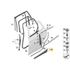 Bmw X2 F39 Galinio Dešinio Durų Moulding Originalus 51137420516