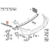 BMW X3 E83 Bumperio Galinio Dešiniojo Stiklo Laikiklis Originalus 51123400954