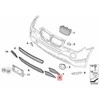 Bmw X3 E83 LCI Kairio Atviras Grotas Originalus 51113416207