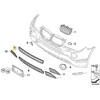 Bmw X3 E83 Priekinis Bamperis Tinklelis Originalus 51113416512