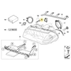 BMW X3 E83 X5 E70 Originalus 63123448948