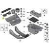 Bmw X3 F25 06 2009 08 2017 Gumos įdėklas Taurės laikiklis Originalus 51169200879