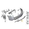 Bmw X3 F25 Apatinis Galinis Buferis Originalus 51128048132