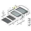 BMW X3 F25 Stiklo Dangos Apsaugos Gomos Rinkinys Originalus 54107304488