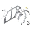 BMW X3 F25 Stogų Nutekėjimo Šlaunelis Originalus 54107212746