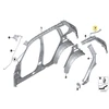 BMW X3 F25 Stogų Nutekėjimo Šlaunelis Originalus 54107212746