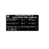BMW X3 F25 X4 F26 Išmetimo Etiketas Originalus 71228681997
