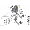 BMW X3 F25 X4 F26 Pedalo Surinkinys Su Stabdžių Pedala Originalus 35006850501