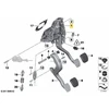 BMW X3 F25 X4 F26 Pedalo Surinkinys Su Stabdžių Pedala Originalus 35006850501