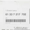 Bmw X3 F25 X4 F26 Žemas Garsas Ragu Žvangu Originalus 61337217702