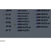BMW X3 G01 2016 2019 Užrašai Juodi Dažyti Originalus 51142472833