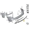 Bmw X3 G01 Galinio Bumperio Apatinės Plokštės Originalus 51128094862