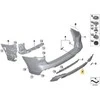 Bmw X3 G01 Galinio Bumperio Apatinės Plokštės Originalus 51128094862