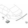 BMW X3 G01 Ladekantenschutzfolie Transpar Originalus 51912457056