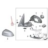 Bmw X3 G01 Šiltoji Išorinė Veidrodis Dešinė Originalus 51168491654