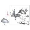 Bmw X3 G01 Šiltoji Išorinė Veidrodis Dešinė Originalus 51168491654