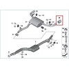 BMW X3 G01 X4 G02 Juodos Chromo Galinis Izoliatorius Originalus 18308691859