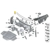 BMW X3 G01 X4 G02 Schallisolierung Frontscheibe Originalus 51489493821