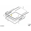 BMW X3 G01 X4 G02 Stiklo Atsparus Slenkstis Originalus 54107493143