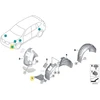 Bmw X3 M F97 X4 M F98 Apatinis Dešinysis Dėklas Originalus 51718066312