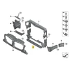 BMW X3 M F97 X4 M F98 Apatinis Oro Kanalas Originalus 51748070477