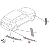 BMW X3 M G01 G08 iX3 M Sport X3 18d 20dX Dešinysis atšvaitas M Originalus 63148083834