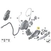 BMW X3 X5 E70 Išorinis Durų Rankenas Kairys Originalus 51217193263