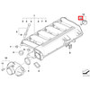 BMW X3 X5 M X6 E46 E53 E60 E61 E63 E64 E65 E66 E70 guminis įdėklas Originalus 13627792261