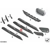 BMW Priekinis Centrinis Apatinis Dalinai Uždarytas Groteles X4 F26 51117338490