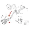 BMW X5 E53 3.0d transmisijos alyvos aušintuvo vamzdelio srauto žarnelė Originali 17227788268