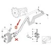 BMW X5 E53 3.0d transmisijos alyvos aušintuvo vamzdelio srauto žarnelė Originali 17227788268