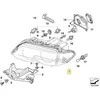 Bmw X5 E53 Galinio Šviesos Ir Gėlo Kairysis Garpas Originalus 63126940247