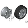 BMW X5 E70 Alu Ratai Originalus 36117846835