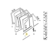 Bmw X5 E70 Galinio Kairio Durų Išorinis Lipnas Originalus 51357207843