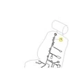 Bmw X5 E70 Keleivio Pusės Sėdynės Laidų Rinkinys Originalus 61129221787