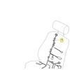 Bmw X5 E70 Keleivio Pusės Sėdynės Laidų Rinkinys Originalus 61129221787