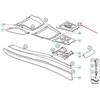BMW X5 E70 X6 E71 priekinės centrinės konsolės apdailos dangtelis (RHD) Originalus 51169164486