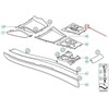 BMW X5 E70 X6 E71 priekinės centrinės konsolės apdailos dangtelis (RHD) Originalus 51169164486