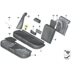 Bmw X5 G05 Galinio Sėdynės Isofix Dėklas Originalus 52207942147