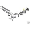 BMW X5 G05 Kairinis Atviras Šoninis Grilis Originalus 51118069209