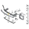 BMW X5 G05 Viršutinis Smūgio Absorberis Originalus 51117421623