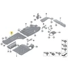 BMW X5 G05 X6 G06 X7 G07 Priekinis Dešinysis Šoninis Undershield Originalus 51757424882
