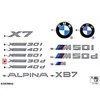 BMW X5 G05 X7 G07 Raidės Originalus 51147436019