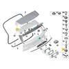 BMW X5 G05 X7 G07 Spoilerio Klipas Originalus 51627478932