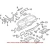BMW X5 X6 X7 adapterio apdaila Prietaisų skydelis Originalus 51456839029