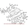 BMW X5 X6 X7 adapterio apdaila Prietaisų skydelis Originalus 51456839029